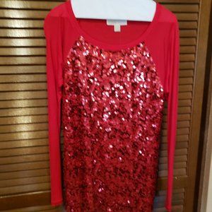MK Jersey Sequin Shirt
